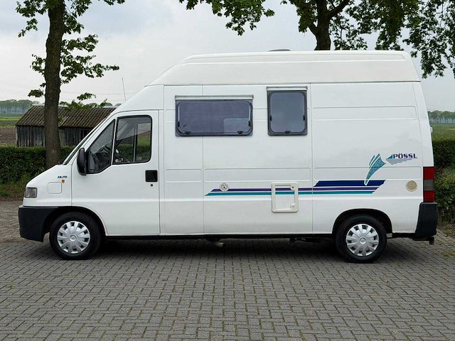 Fiat 230 l ducato 2.8 jtd camper possl kampeerwagen 28-lhr-8 - afbeelding 12 van  25