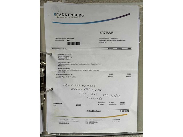 Fiat 280 ns 7 kampeerauto europa 92 586 camper yl-19-hr - afbeelding 27 van  40