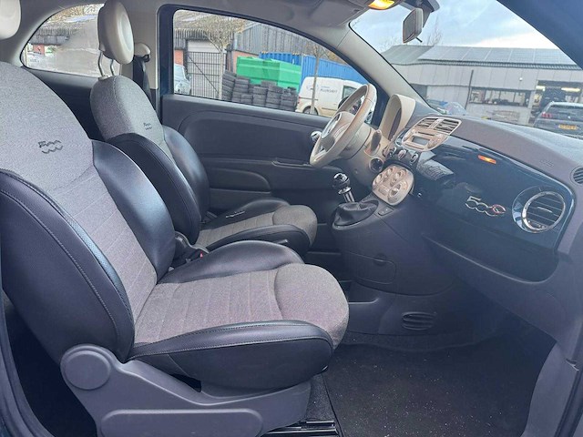 Fiat 500 0.9 twinair by gucci top cabrio hg-428-l - afbeelding 18 van  21