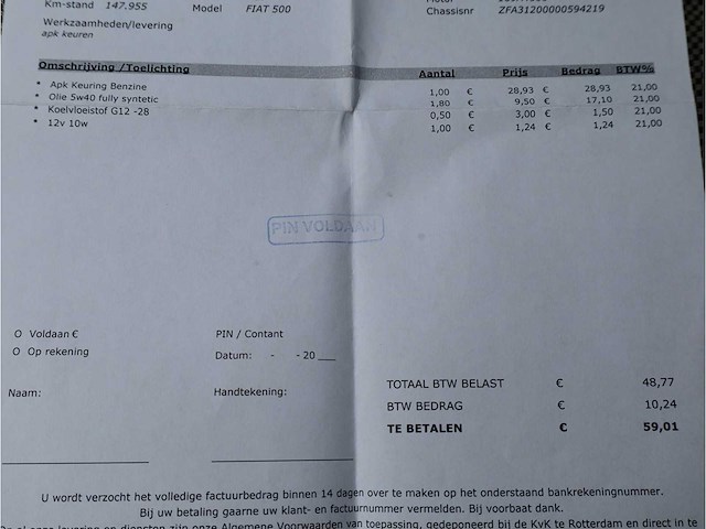 Fiat 500 1.2 lounge 2010 automaat, 30-nph-1 - afbeelding 19 van  28