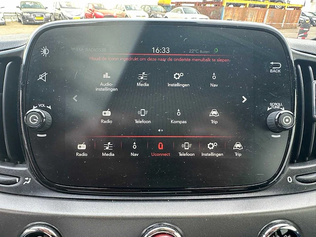 Fiat 500 1.2 lounge * g-587-sn - afbeelding 9 van  21