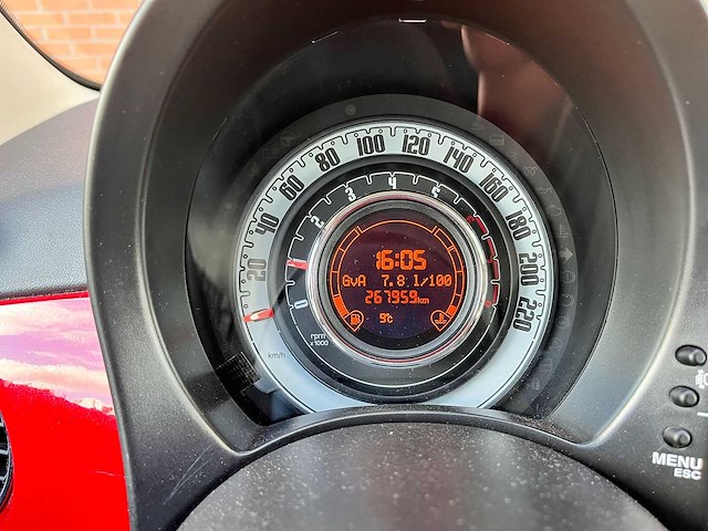 Fiat 500 1.4-16v pop, jb-160-r - afbeelding 6 van  10
