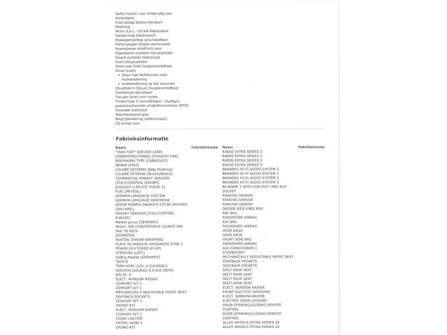 Fiat 500 c 0.9 twinair lounge automaat 2012, rj-980-f - afbeelding 24 van  31