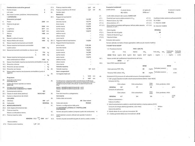 Fiat 500 c 1.0 hybrid launch edition 2020 - afbeelding 38 van  43