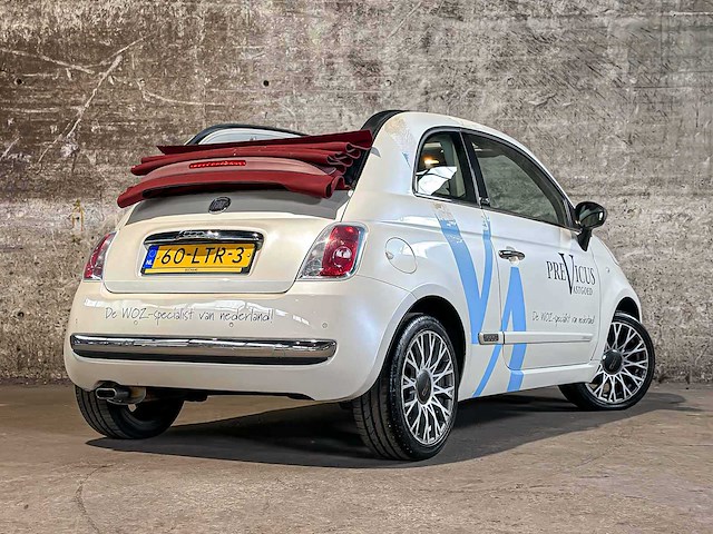 Fiat 500 c 1.2 rock 69pk 2010 (origineel-nl) automaat, 60-ltr-3 - afbeelding 10 van  37