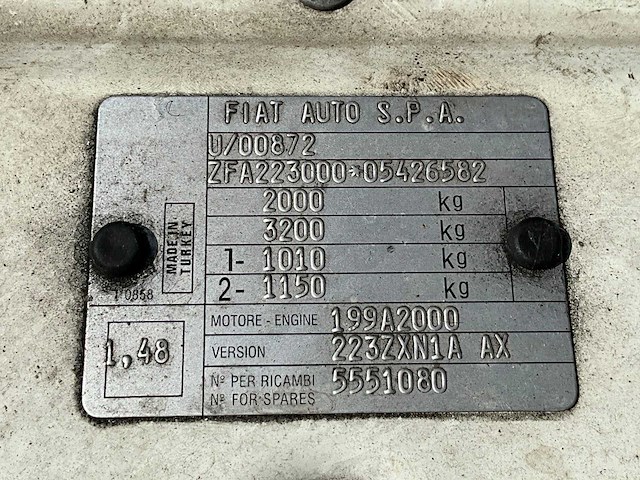 Fiat doblò 1.3 mj basis 500 kg bedrijfswagen 62-vbv-3 - afbeelding 2 van  7