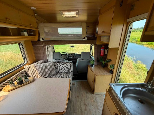 Fiat ducato 14 kampeerwagen 280 l dethleffs globetrotter camper 66-vpr-5 - afbeelding 4 van  32