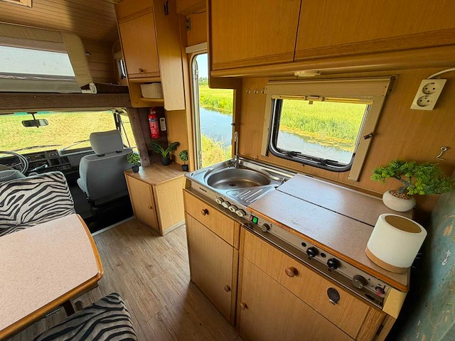Fiat ducato 14 kampeerwagen 280 l dethleffs globetrotter camper 66-vpr-5 - afbeelding 5 van  32
