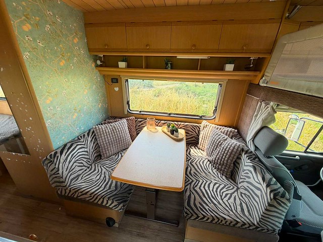 Fiat ducato 14 kampeerwagen 280 l dethleffs globetrotter camper 66-vpr-5 - afbeelding 6 van  32