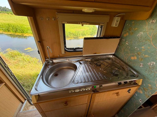 Fiat ducato 14 kampeerwagen 280 l dethleffs globetrotter camper 66-vpr-5 - afbeelding 18 van  32