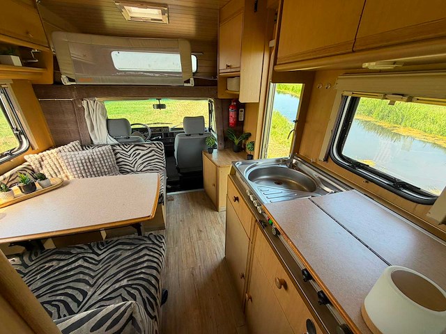 Fiat ducato 14 kampeerwagen 280 l dethleffs globetrotter camper 66-vpr-5 - afbeelding 32 van  32