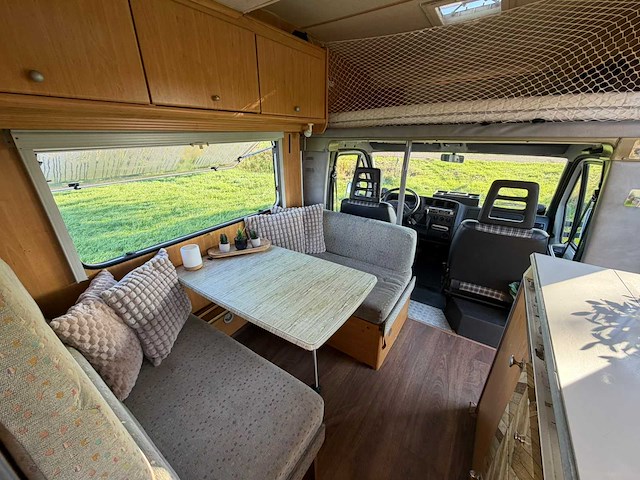 Fiat ducato camper 230 dethleffs globetrotter 1.9 td kampeerwagen 81-vj-pk - afbeelding 2 van  34