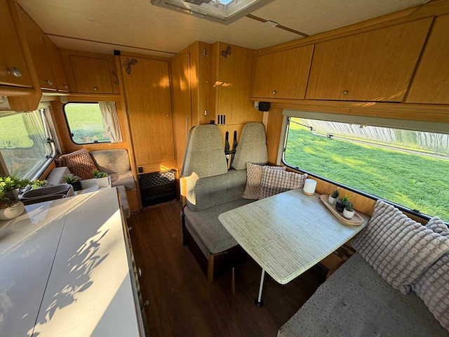 Fiat ducato camper 230 dethleffs globetrotter 1.9 td kampeerwagen 81-vj-pk - afbeelding 4 van  34