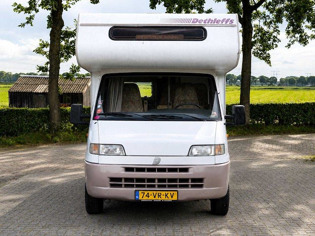 Fiat ducato camper 230 dethleffs kampeerwagen 74-vr-kv - afbeelding 26 van  28