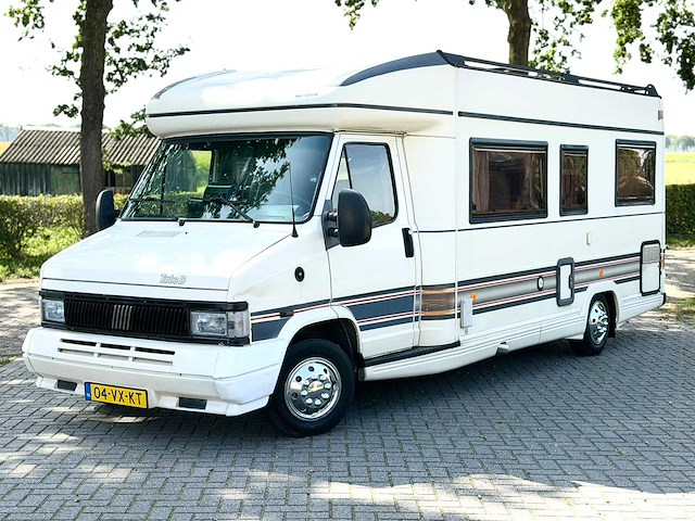 Fiat ducato camper 290 l bürstner kampeerwagen 04-vx-kt - afbeelding 1 van  40