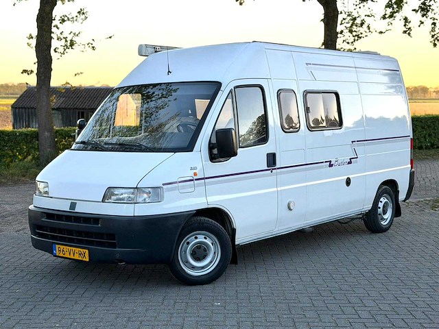 Fiat ducato camper butler 14 2.8d kampeerwagen 96-vv-rx - afbeelding 1 van  35