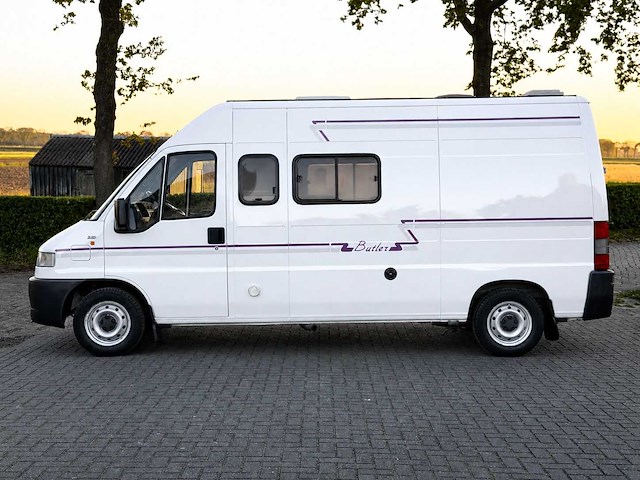 Fiat ducato camper butler 14 2.8d kampeerwagen 96-vv-rx - afbeelding 12 van  35