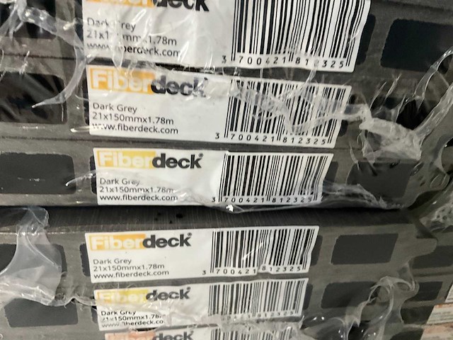 Fiberdeck kunststof schuttingplank 16x176 cm (96x) - afbeelding 6 van  6