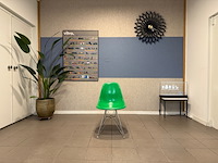 Fiberglass chrome eiffel-base vitra, dsr, groen - afbeelding 1 van  13