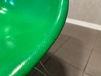 Fiberglass chrome eiffel-base vitra, dsr, groen - afbeelding 11 van  13
