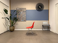 Fiberglass chrome eiffel-base vitra, dsr, rood - afbeelding 4 van  10