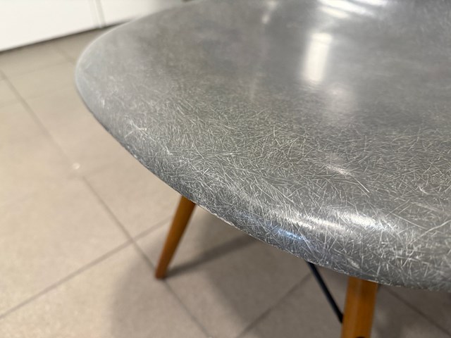 Fiberglass houten dowel-base herman miller, dsw, grijs - afbeelding 10 van  12