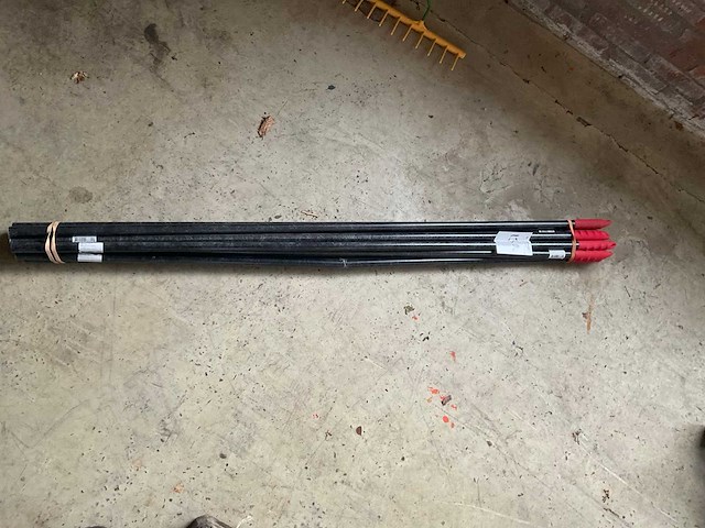 Fiberstelen 150 cm tuingereedschap accessoire (11x) - afbeelding 1 van  3