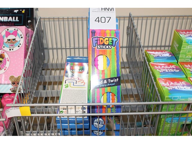 Fidget sticks, 20 stuks in mand. - afbeelding 1 van  2