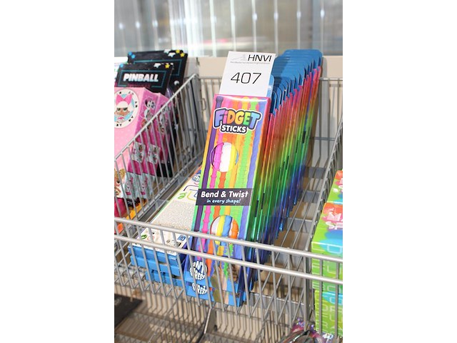 Fidget sticks, 20 stuks in mand. - afbeelding 2 van  2