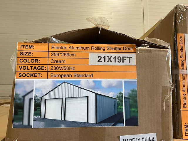 Field 2119 she metalen garage met 2 elektrische roldeuren, 36,5 m2 / 5,80x6,30 meter - afbeelding 8 van  8