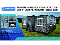 Field facilities mobiele woonunit / tiny home / chalet met badkamer - afbeelding 23 van  41