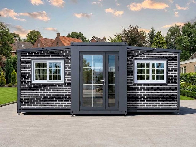 Field facilities mobiele woonunit / tiny home / chalet met badkamer - afbeelding 1 van  37