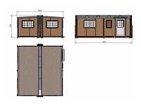 Field facilities résidence mobiele woonunit / atelier - afbeelding 3 van  10