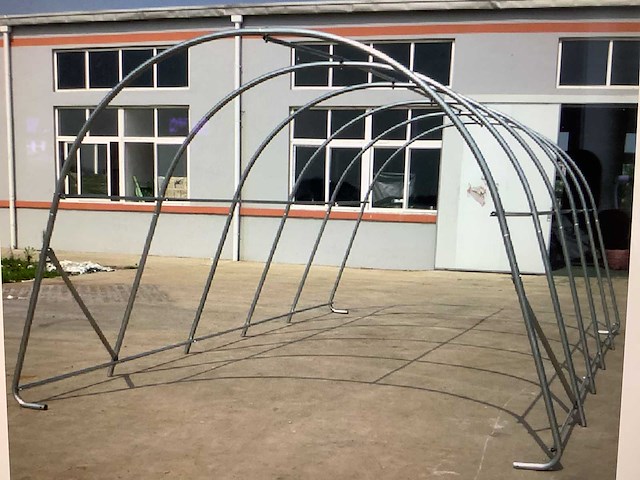 Field field garagetent / opslagshelter 6,10x3,66x2,44 meter / 12-20-08 - afbeelding 3 van  4