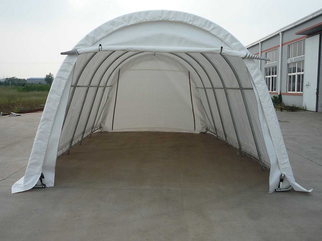 Field field garagetent / opslagshelter 6,10x3,66x2,44 meter / 12-20-08 - afbeelding 2 van  4