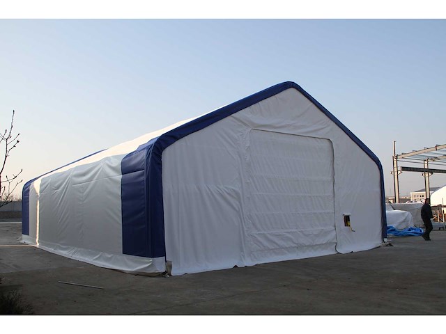 Field garagetent / opslagshelter 12,20x10x5,20 meter / 33-40-17dp - afbeelding 4 van  5