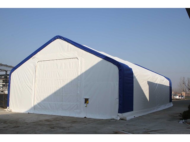 Field garagetent / opslagshelter 12,20x10x5,20 meter / 33-40-17dp - afbeelding 3 van  5