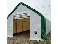 Field garagetent / opslagshelter 12,20x6,10x4,88 meter / 20-40-16 - afbeelding 2 van  6