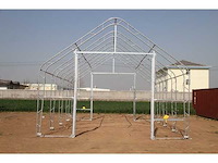 Field garagetent / opslagshelter 12,20x6,10x4,88 meter / 20-40-16 - afbeelding 5 van  6