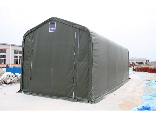 Field garagetent / opslagshelter 15x5,50x5,30 meter / 18-50-17p - afbeelding 2 van  4
