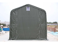 Field garagetent / opslagshelter 15x5,50x5,30 meter / 18-50-17p - afbeelding 1 van  2