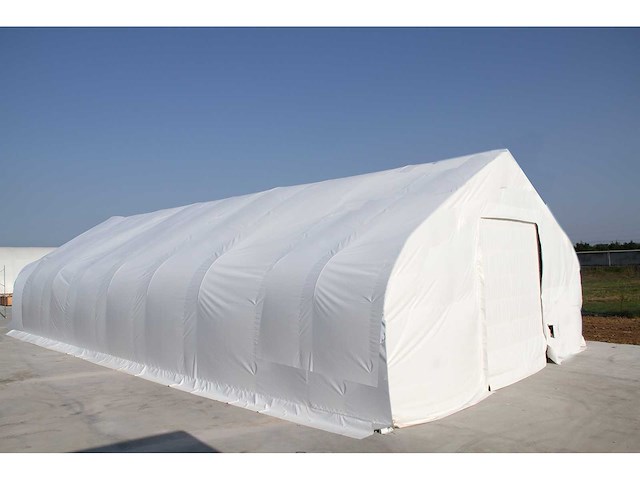 Field garagetent / opslagshelter 18,30x12,20x6,40 meter / 40-60-21dp - afbeelding 2 van  7