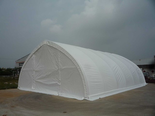 Field garagetent / opslagshelter 20,00x9,76x4,58 meter / 32-65-15rp - afbeelding 2 van  3
