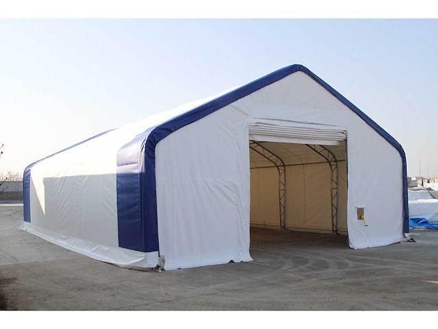 Field garagetent / opslagshelter 24,40x10x5,20 meter / 33-80-17dp - afbeelding 2 van  4
