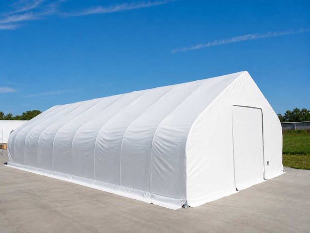 Field garagetent / opslagshelter 42,70x12,20x6,40 meter / 40-120-21dp - afbeelding 2 van  6