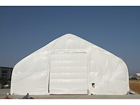 Field garagetent / opslagshelter 45,75x12,20x6,40 meter / 40-150-21dp - afbeelding 3 van  6