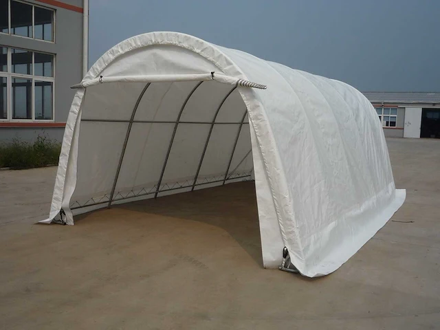 Field garagetent / opslagshelter 9,20x4,30x4,30 meter / 14-30-14 - afbeelding 2 van  5
