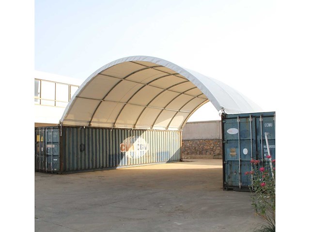 Field garagetent / opslagshelter c33-40wb - afbeelding 1 van  1