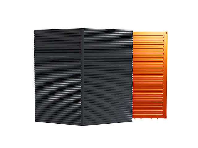 Field industries 1919 metalen garage 5,86x5,86 meter (34,33 m2) - afbeelding 2 van  14