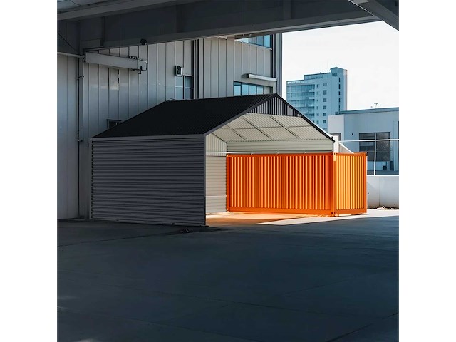 Field industries 2819 metalen garage 5,83x7,99 meter (46,58 m2) - afbeelding 5 van  11